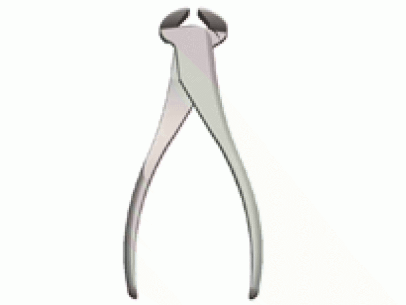 Ortop Instrumental Cirúrgico - Alicate Corte Frontal Pequeno p/ Fios
